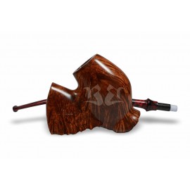 Cachimbo Bertoldi Freehand Churchwarden Briar com Filtro 9mm